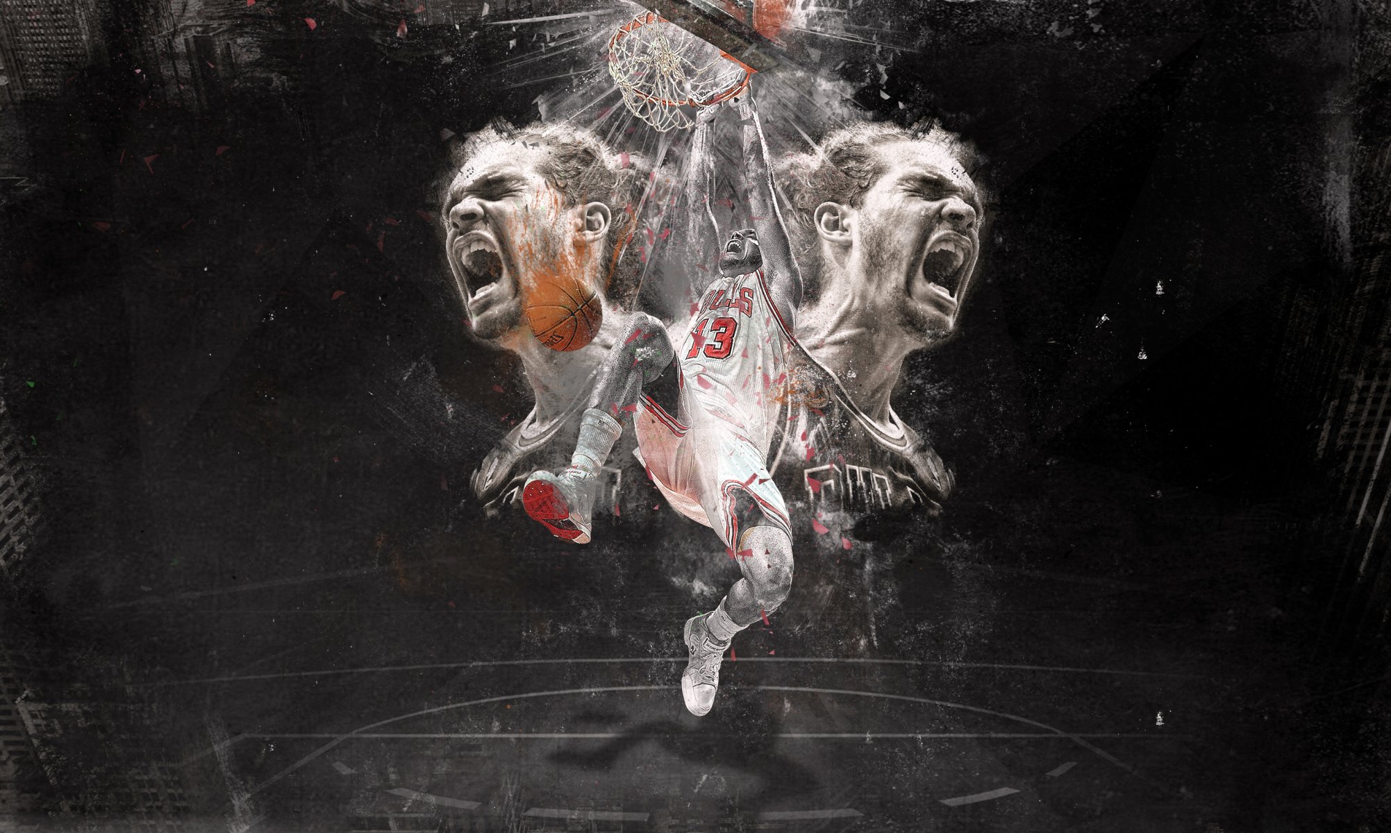 noah joakim noah chicago bulls bulls ball basketball sports nba