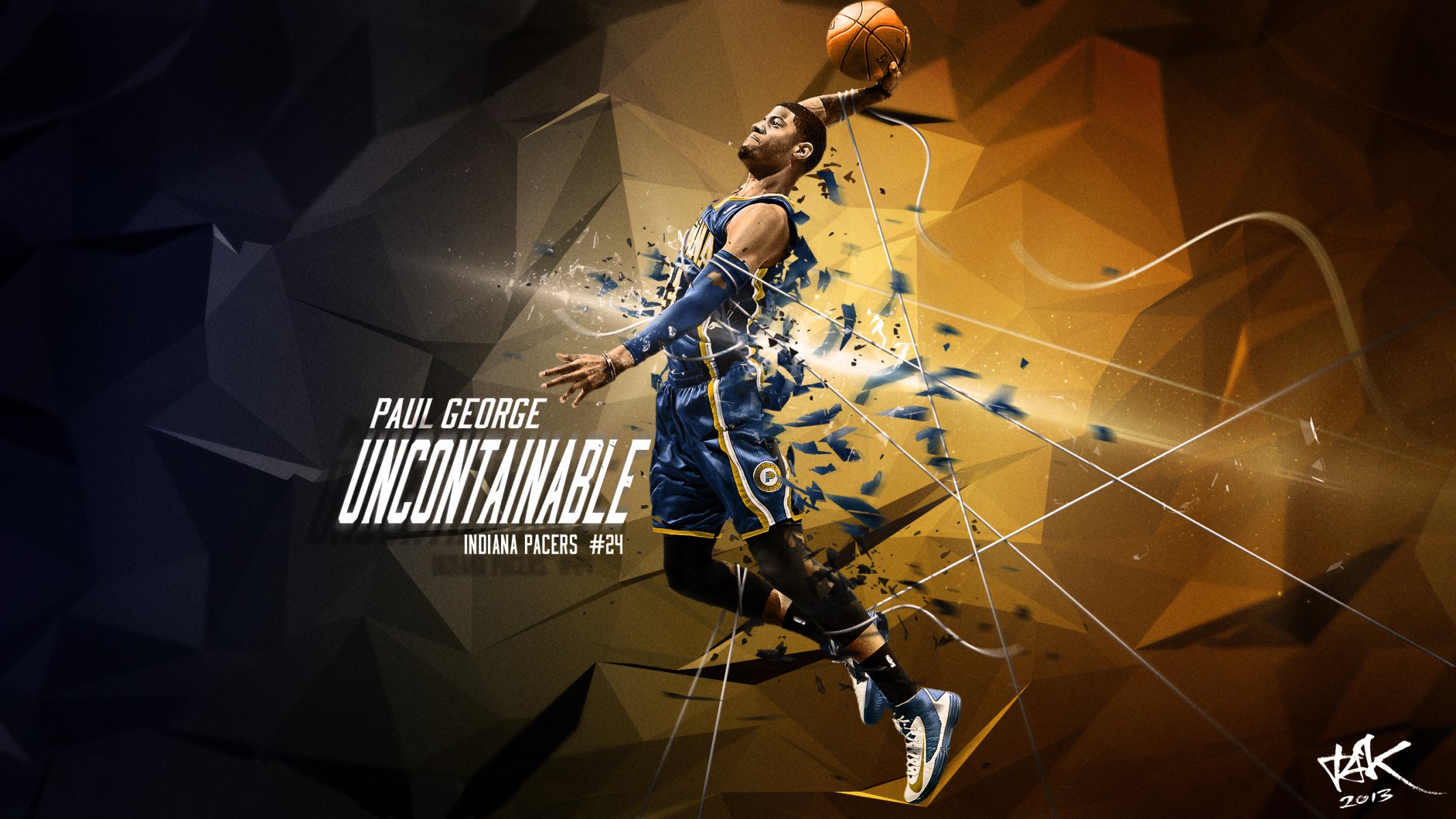 paul george indiana pacers basketball sport nba