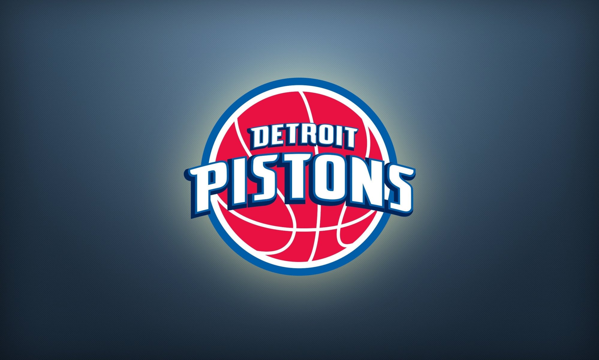 detroit tłoki logo koszykówka nba tło sport