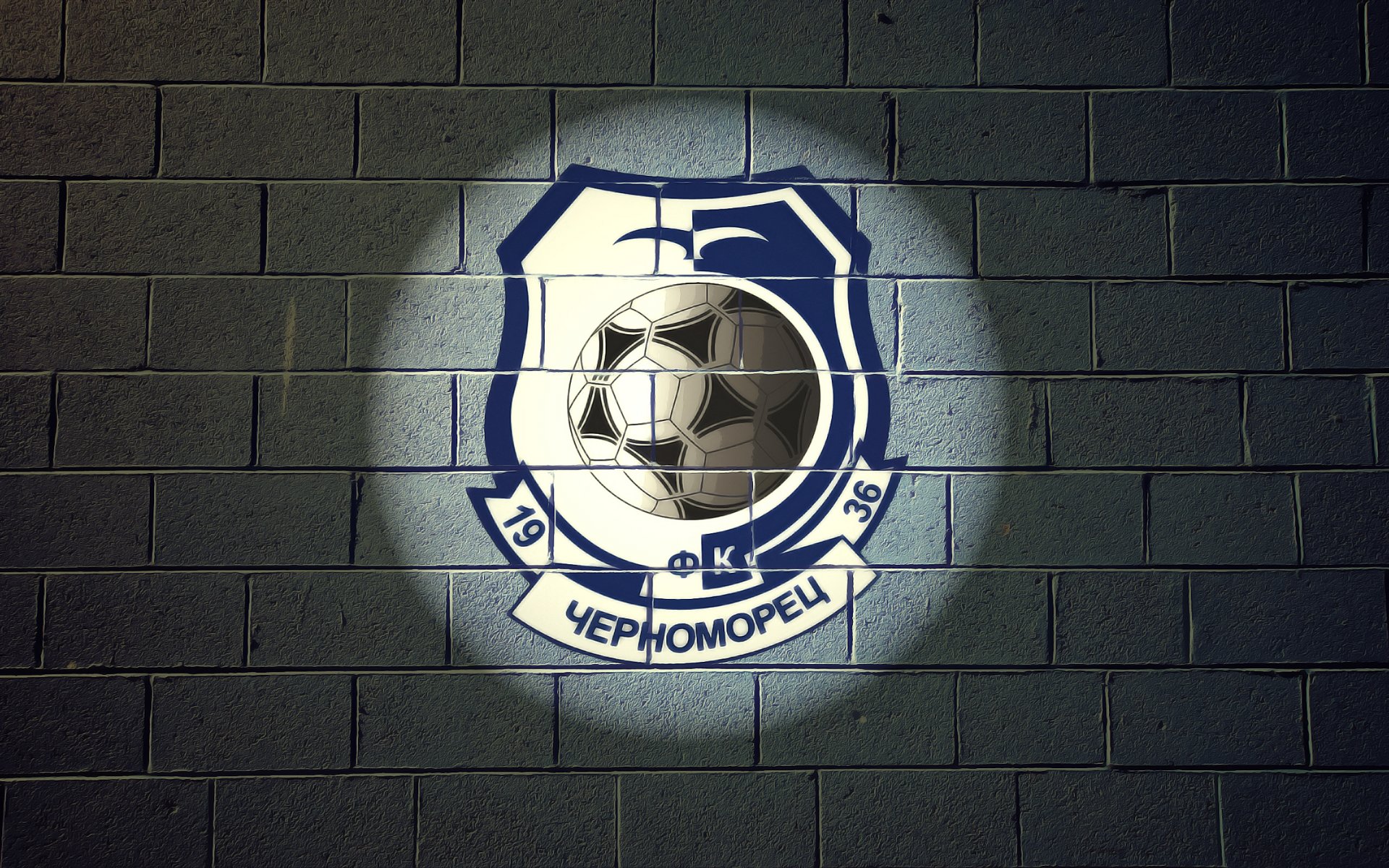 chernomorets fc football logo odessa wall light