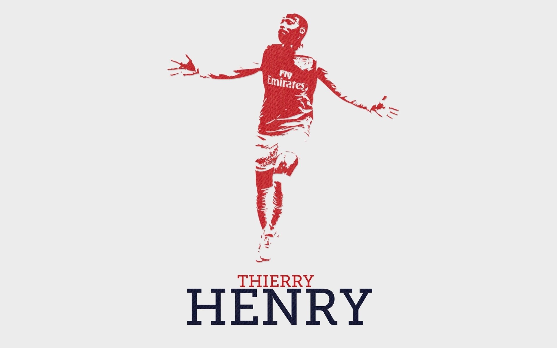 arsenal squadra di calcio gunners thierry henry leggenda iscrizione sfondo