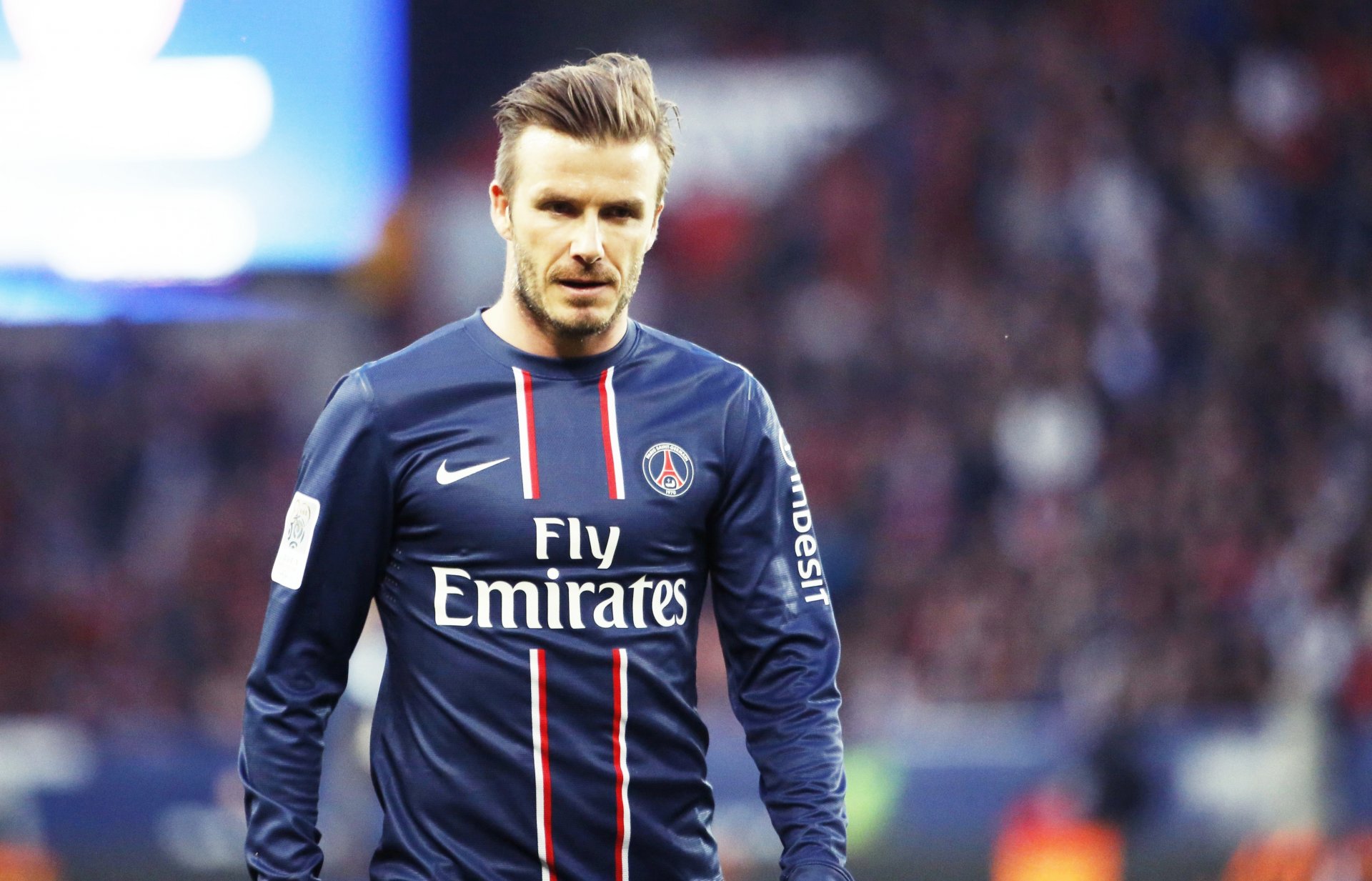 psg nike fußball form david beckham gesicht männlich fußballer profil mittelfeldspieler