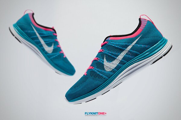 Turquoise nike sneakers