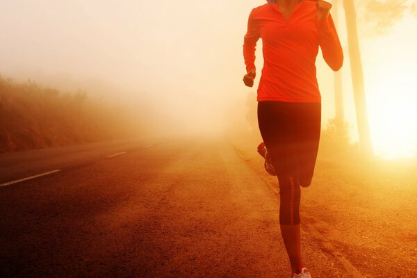 El amanecer es el mejor momento para correr