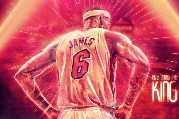 LeBron James number six