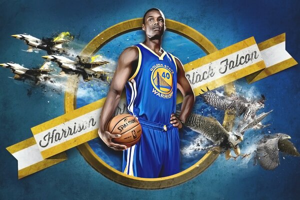 El gran jugador de baloncesto Harrison Barnes