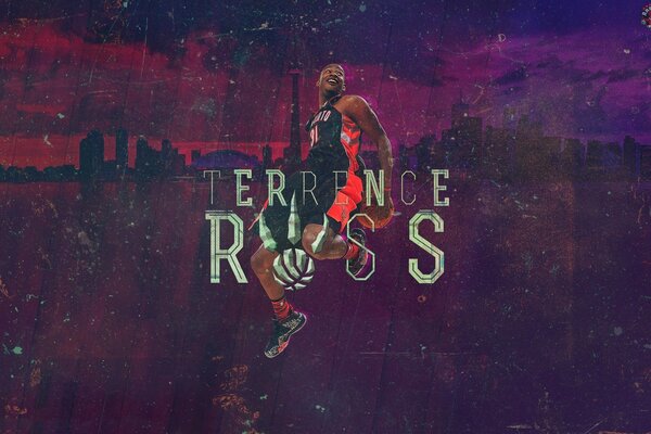 Spieler terrence ross ist ein großartiger basketballspieler