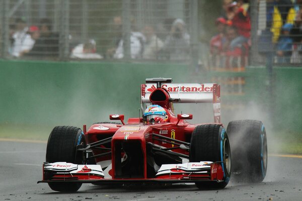 The Ferrari car in Formula 1 is tearing everyone up