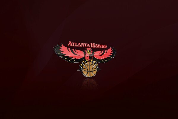 Atlanta Hawks Logo ist rot