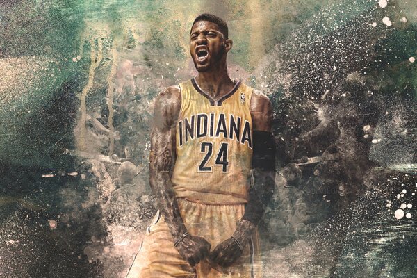 Paul George della NBA in stile indiano