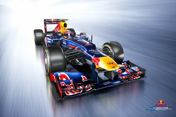 Voiture de sport voiture de course. Bolide Red Bull Webber