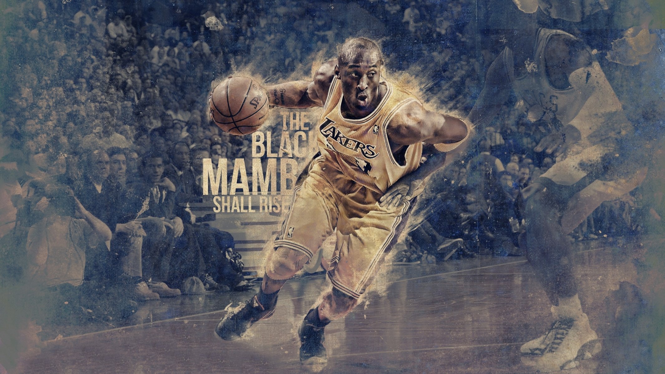 kobe bryant lakers black mamba player basketball picture the field ball spalding