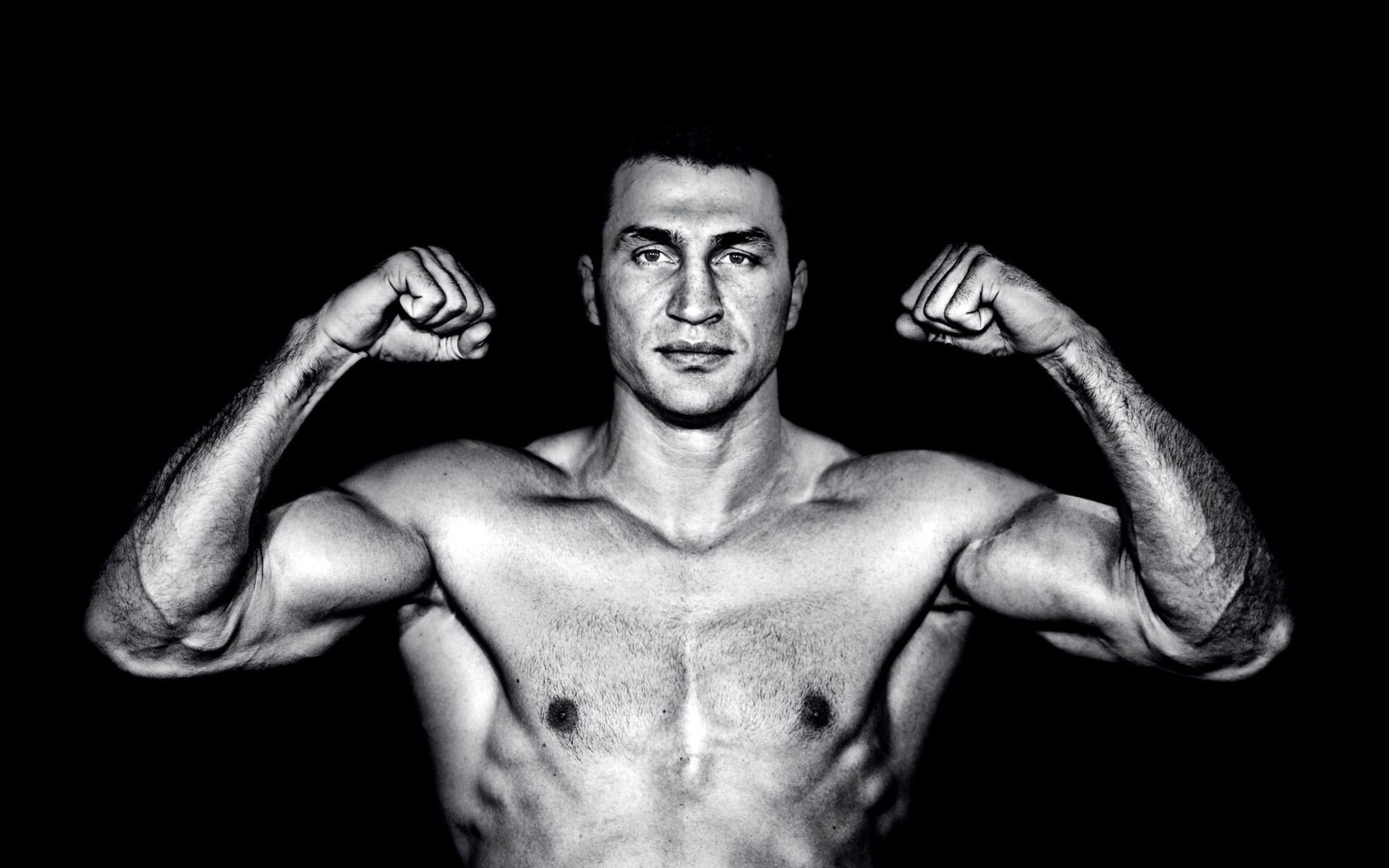 vladimir klitschko boxe fond corps muscles champion regard