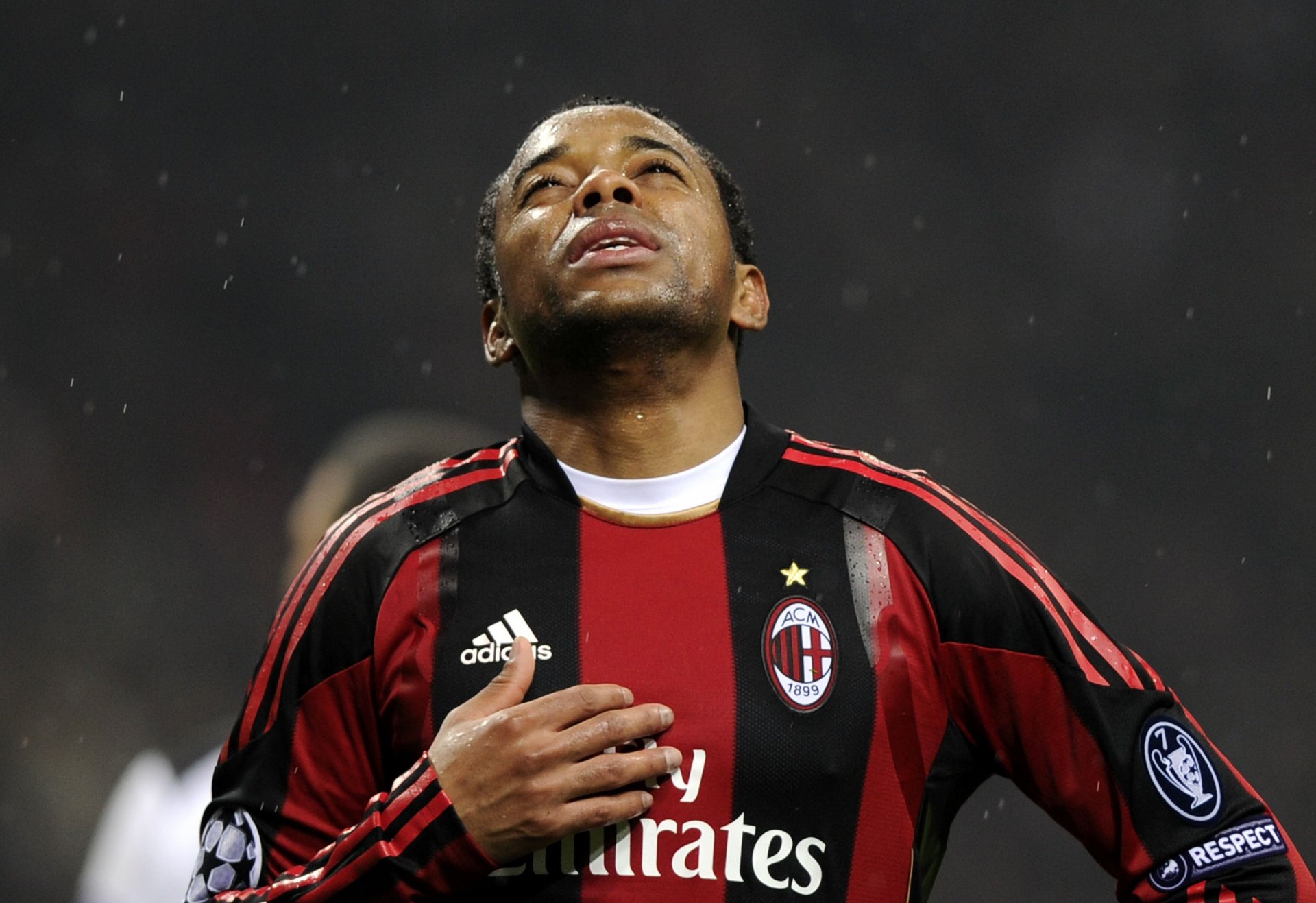 robinho but milan football hors-jeu