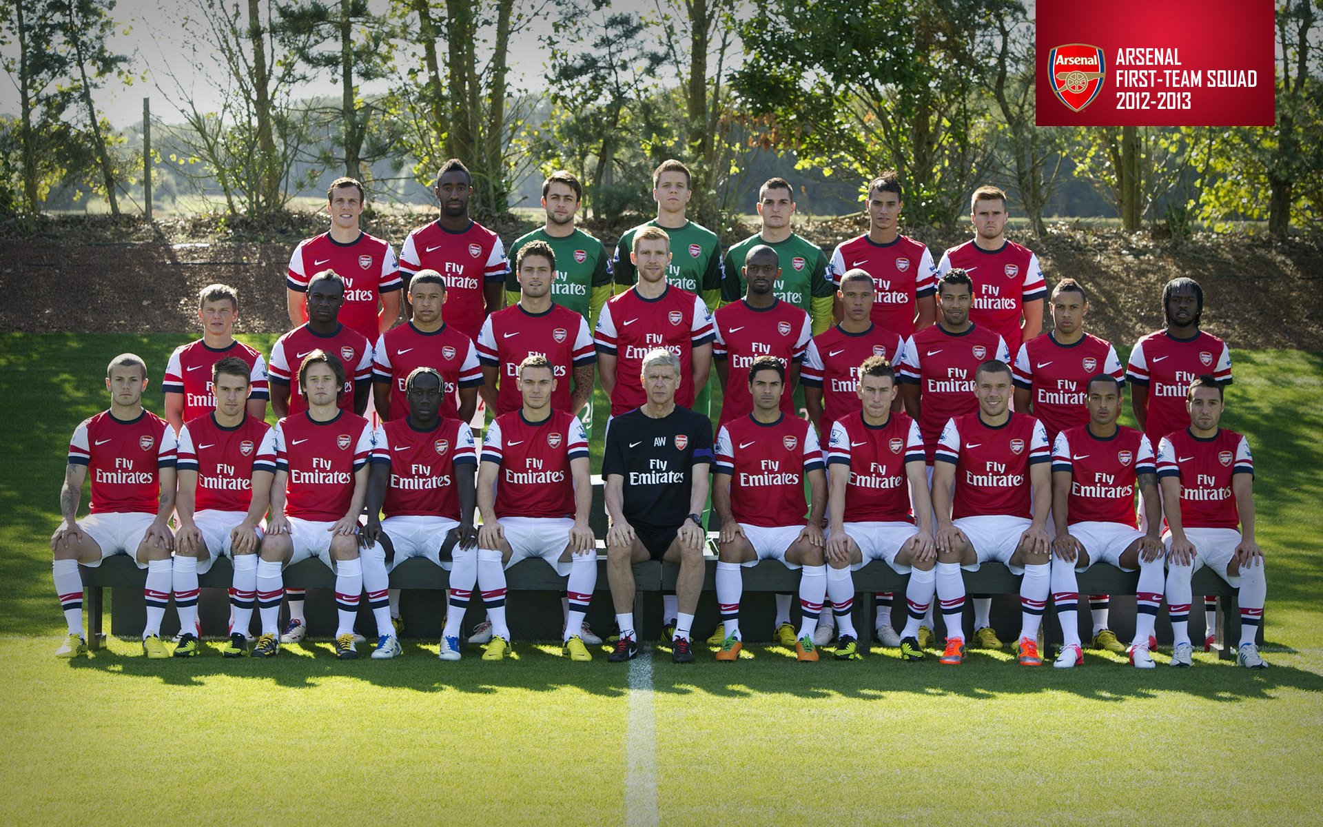 arsenal first team 2012/13