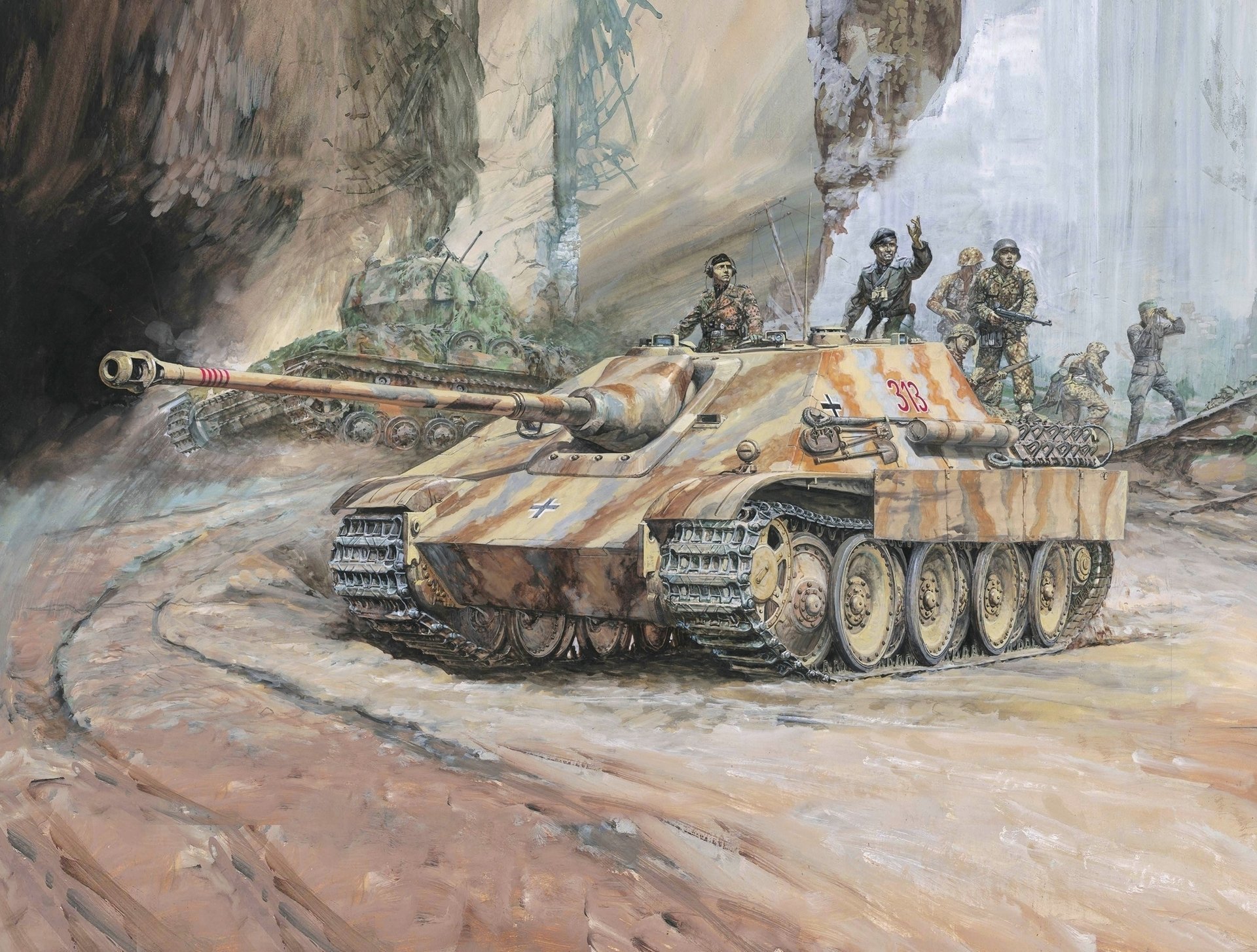 au figure self-propelled artillery