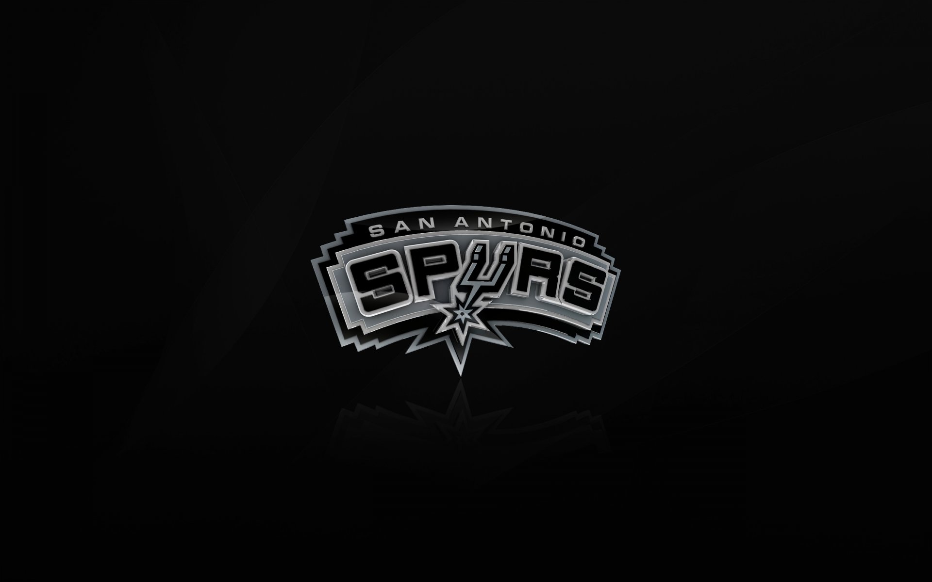 san antonio spurs nba san antonio logo koszykówka tło czarny szary