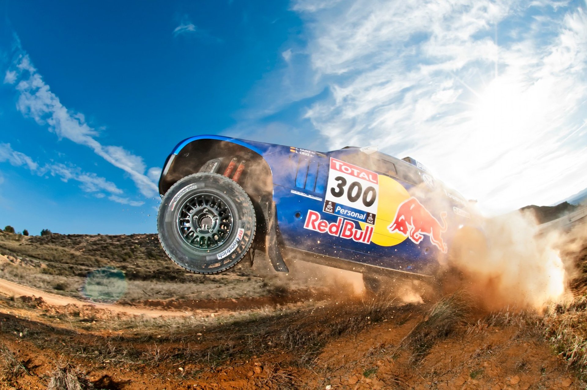 dakar volkswagen race wallpaper