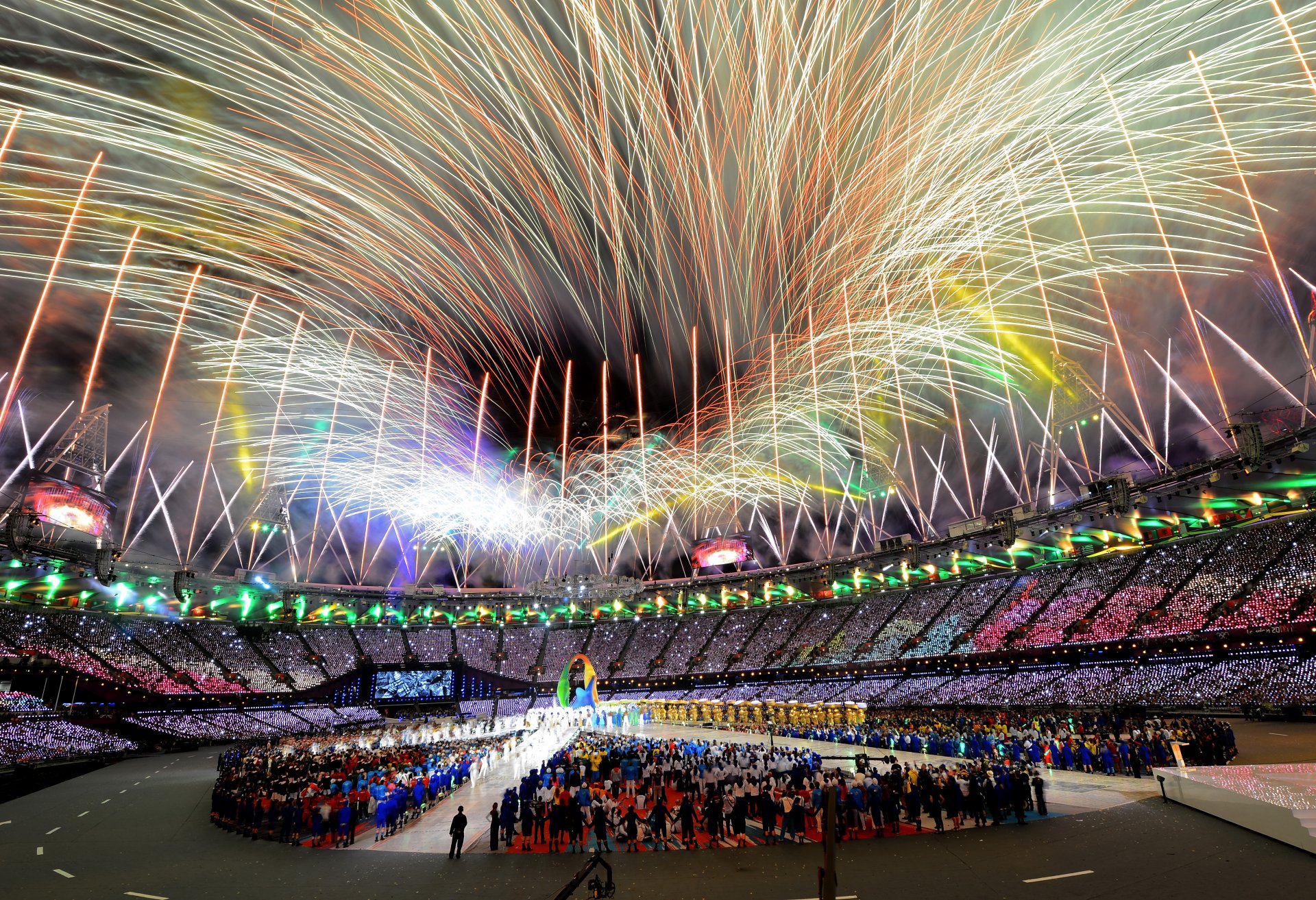 london 2012 olympiade stadion gruß schließung