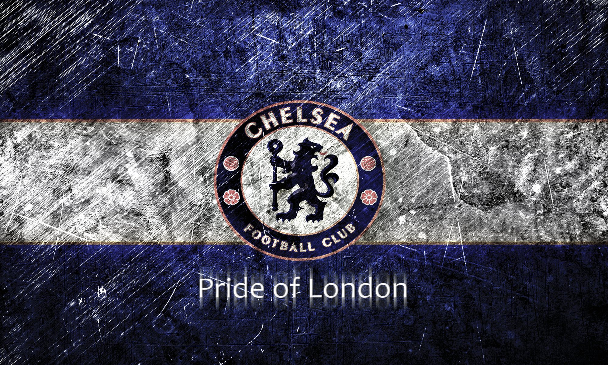 chelsea blau hintergrund kratzer emblem