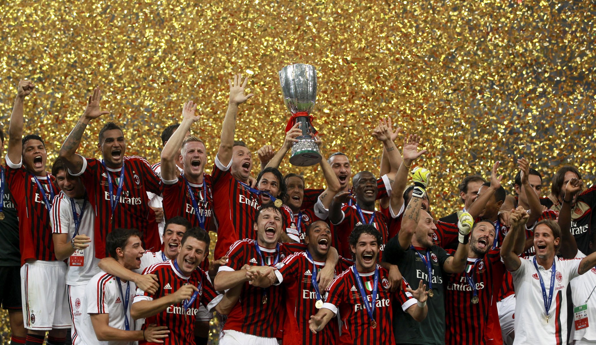 milan ac milan scudetto pato gattuso seedorf coupe d italie 2012