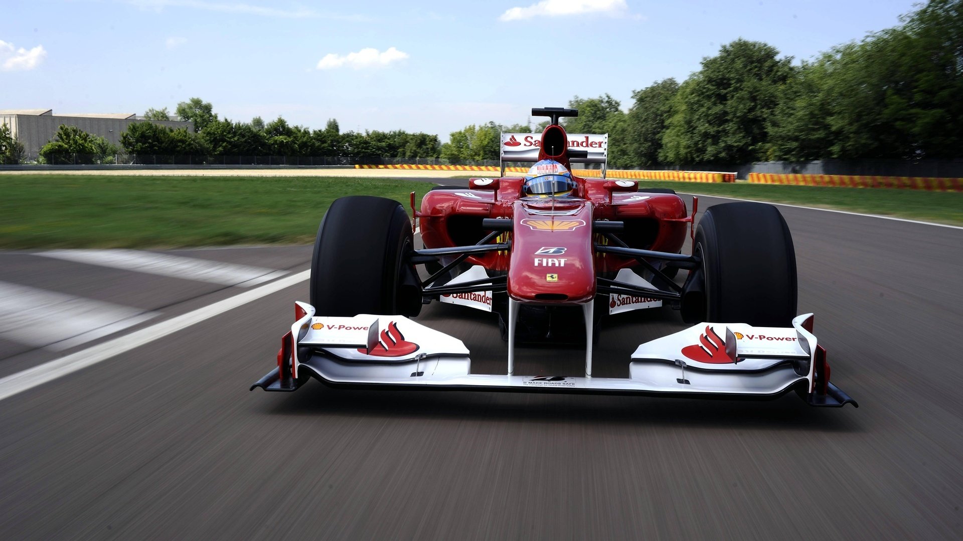 f1 fernando alonso ferrari f10 ferrari speed track tests in 2010