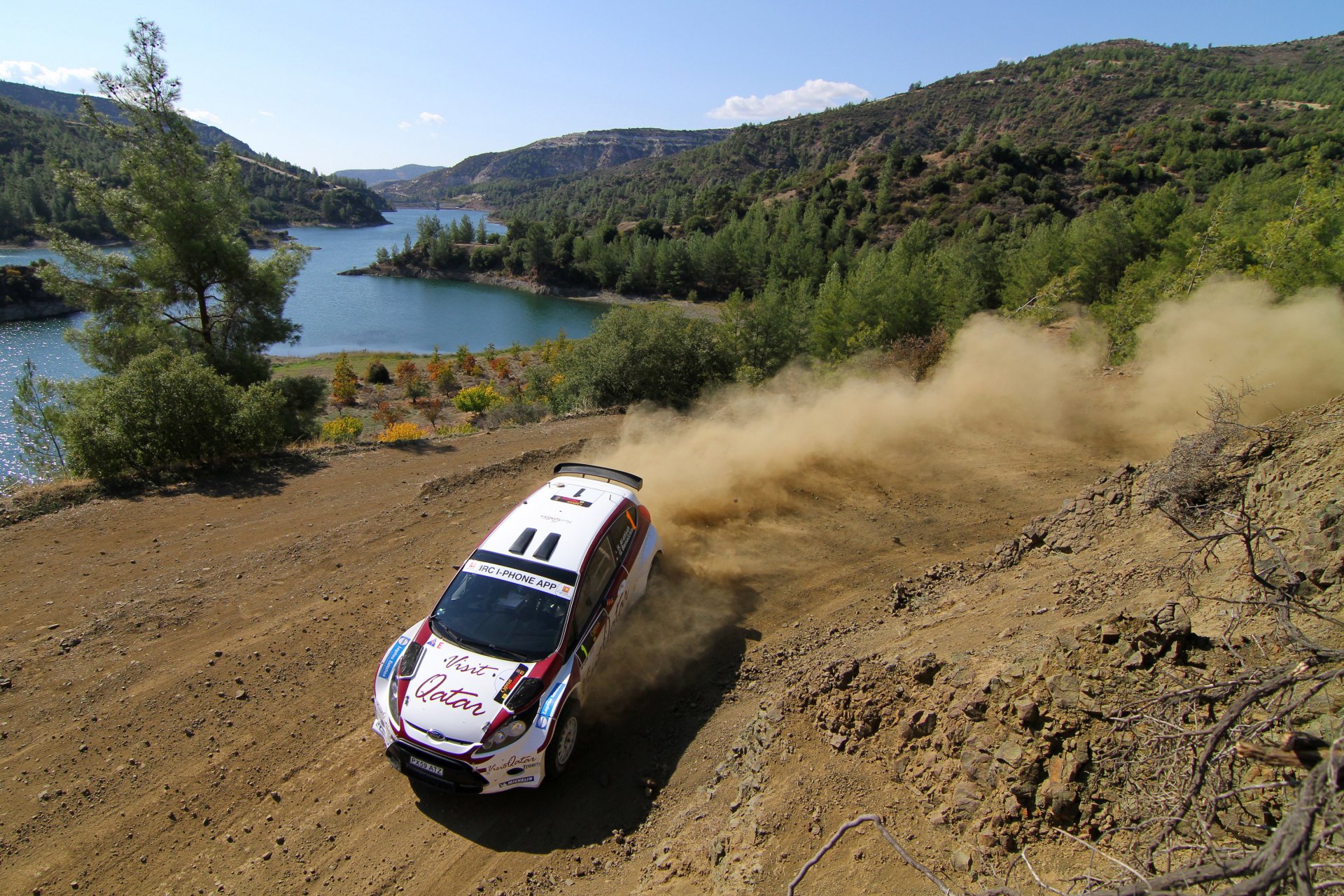 intercontinental rally challenge zypern 2011 ford al attia drehen staub