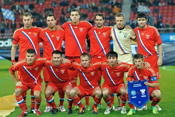 Photo of the Russian national football team in 2011