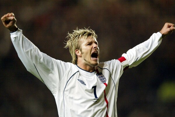 Hooray, Beckham scored his goal