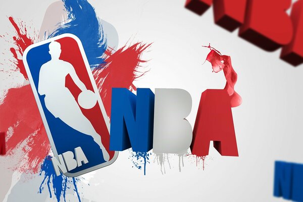 Buntes Basketball-Liga-Logo