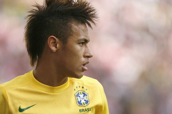 Neymar Santos Brazil striker