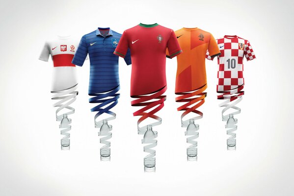 T-Shirts mit Fußball Euro 12