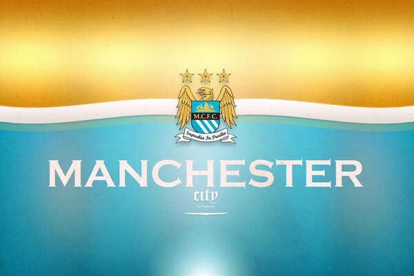 Bandera de fútbol del Manchester City