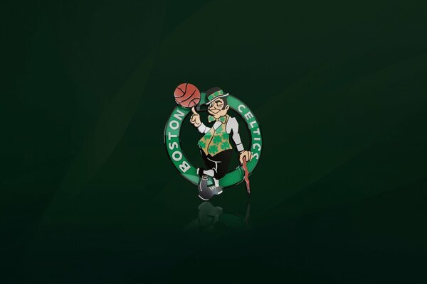 Boston Celtics, logotipo verde, Baloncesto