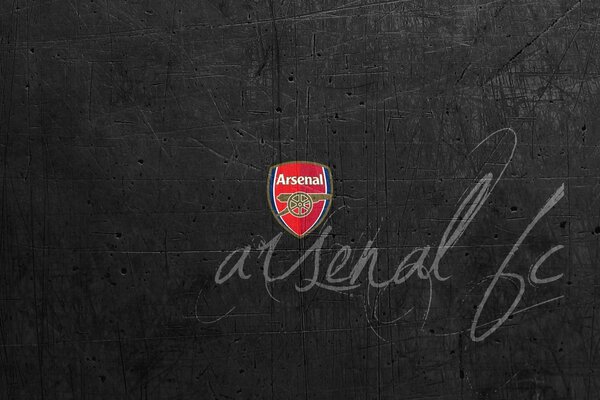 Inschrift Arsenal auf Hintergrund