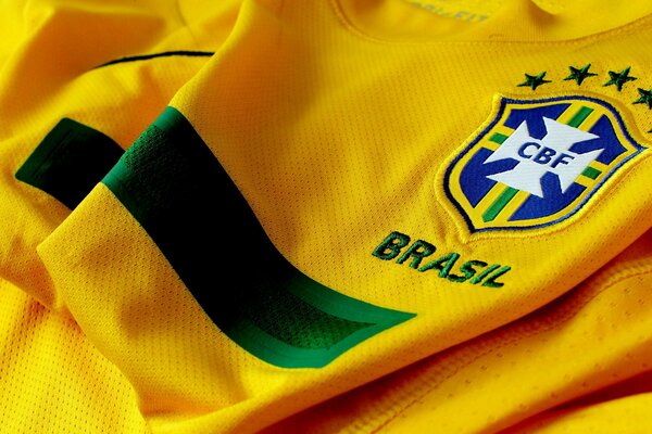 Maglia gialla del calciatore brasiliano