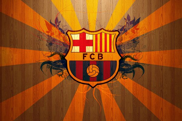 Das Schild des FC Barcelona