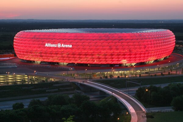 Allianz arena en Múnich, Alemania