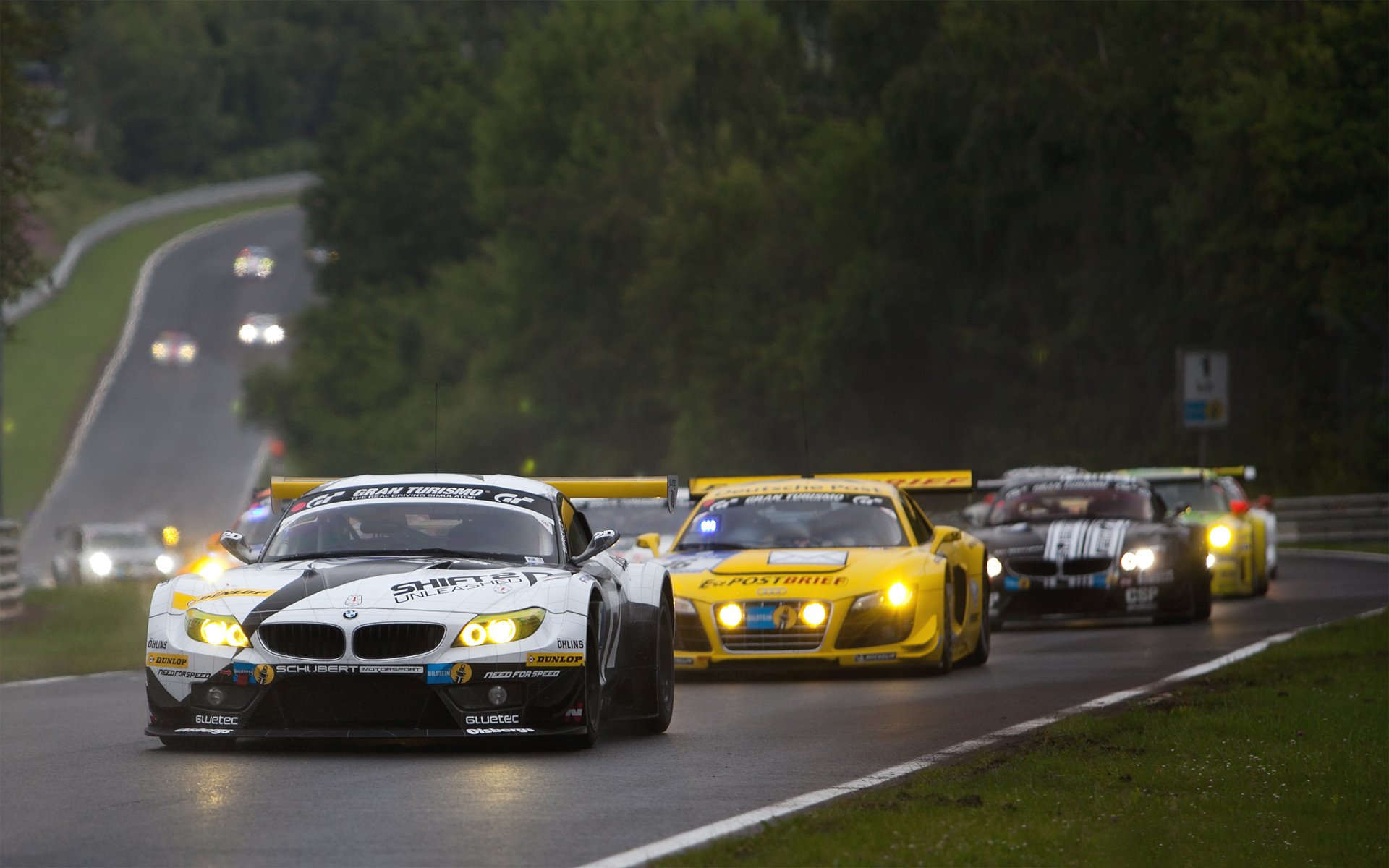 n24 rennen starten autos rennen