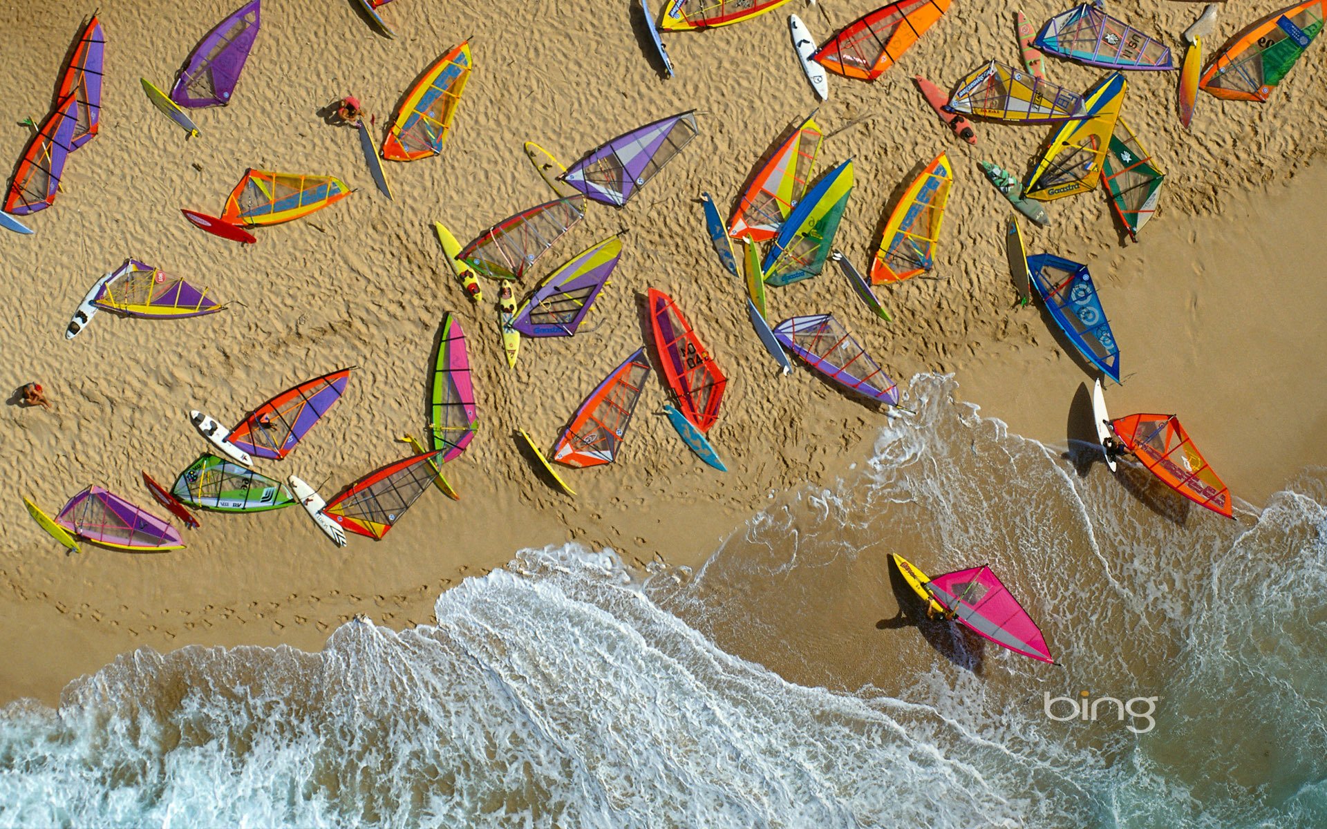 hawaje plaża piasek morze fale