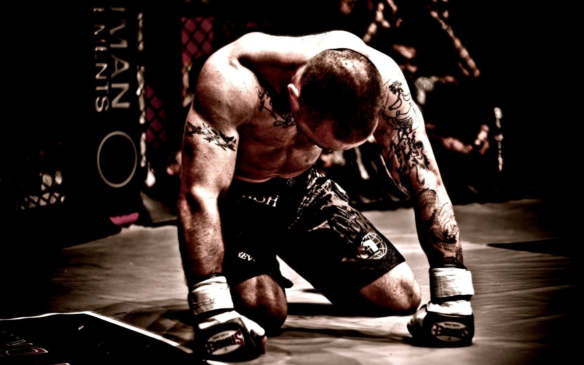 mixed martial arts fighter tattoo soldier tattoo