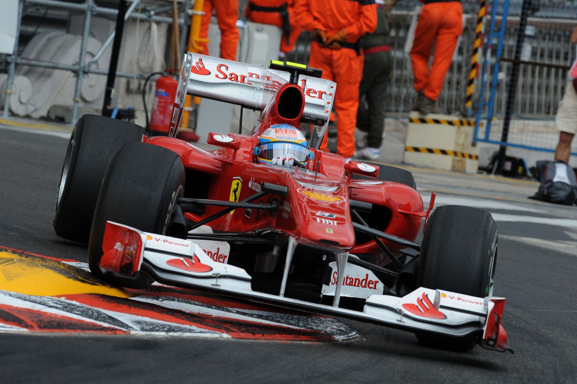 sport hintergrundbilder stadt monte carlo drehen geschwindigkeit auto ferrari f10 fernando alonso formel 1 f1 formel 1 rennen strecke monaco grand prix 2010 monte-carlo-stadtbahn foto