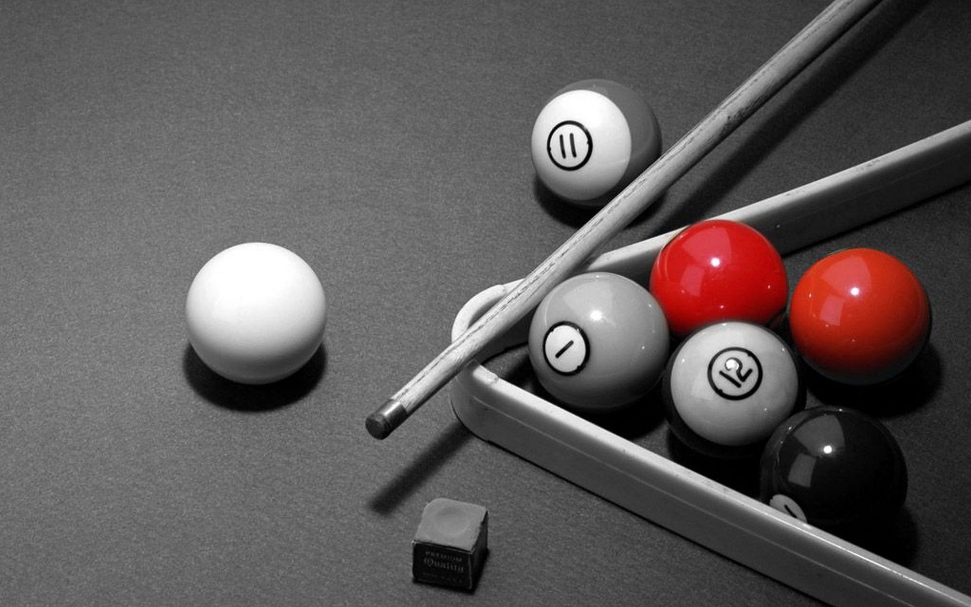 game pool table canvas cue balls chalk triangle