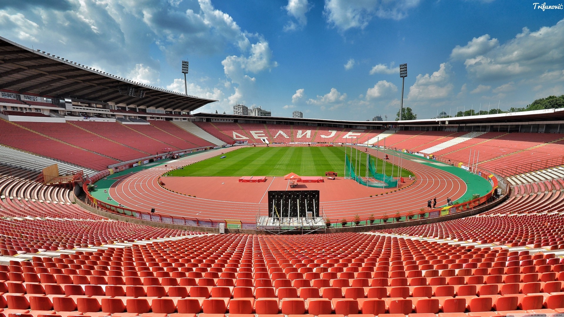 maracana serbie red star stade hdr