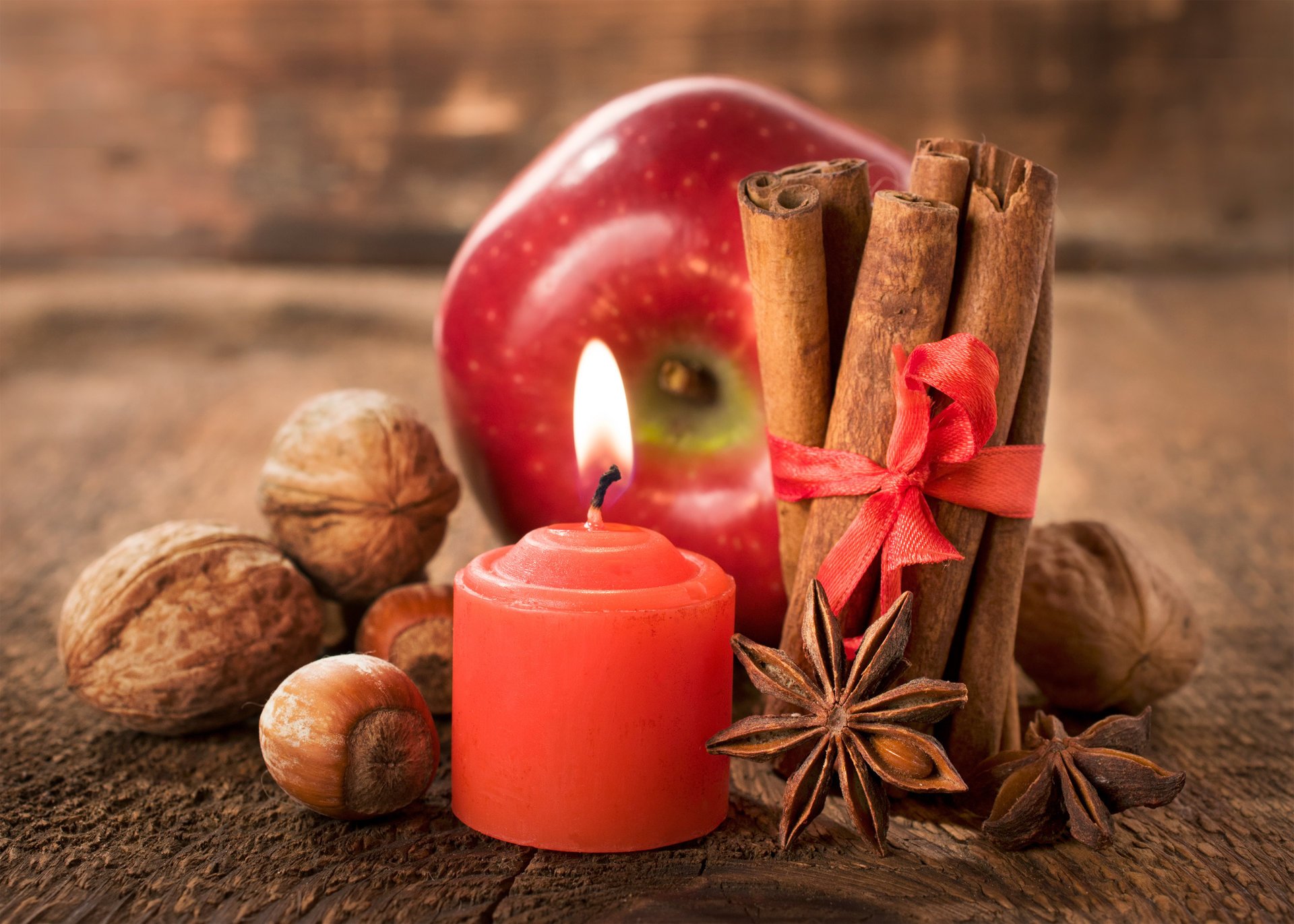 neujahr holiday apfel weihnachten kerzen frohes neues jahr