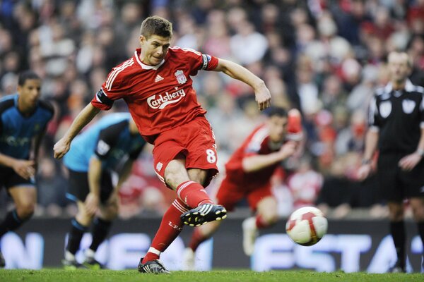 Gerard Stevie Gee football Liverpool