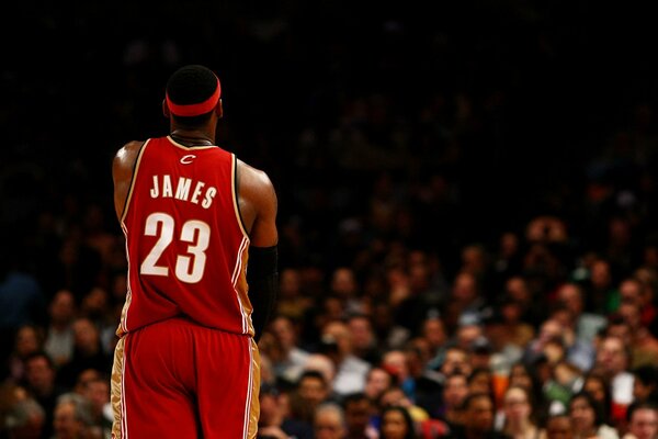 Basketball-Spieler lebron James Foto