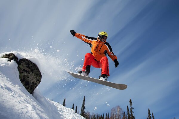 Snowboarder è un ragazzo molto rischioso