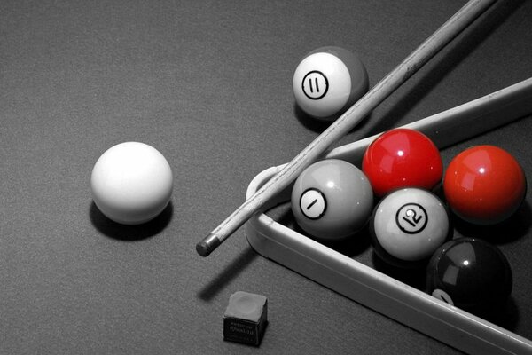 Jeu de billard passionnant