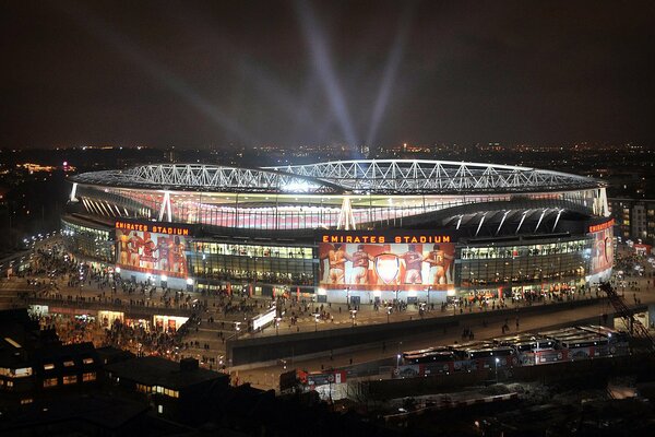 Fútbol en el estadio de Londres